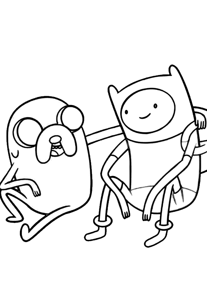 Coloring a character from Adventure Time